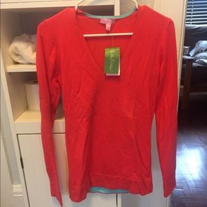 NWT Pink Lilly Pulitzer spring sweater